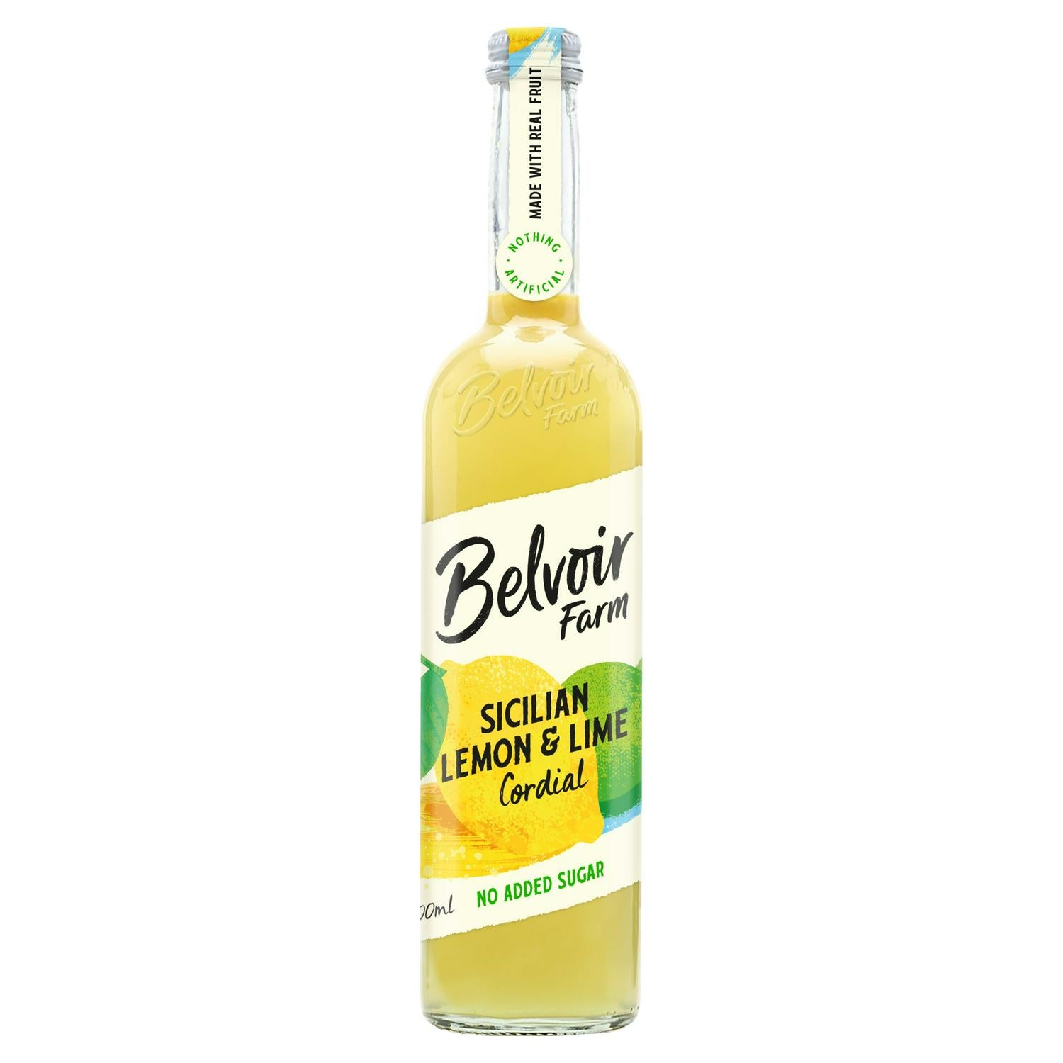 Belvoir Farm lemon lime cordial 500ml - British product