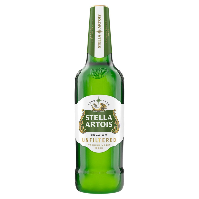 Unfiltered Premium Lager Beer 620ml Bottle