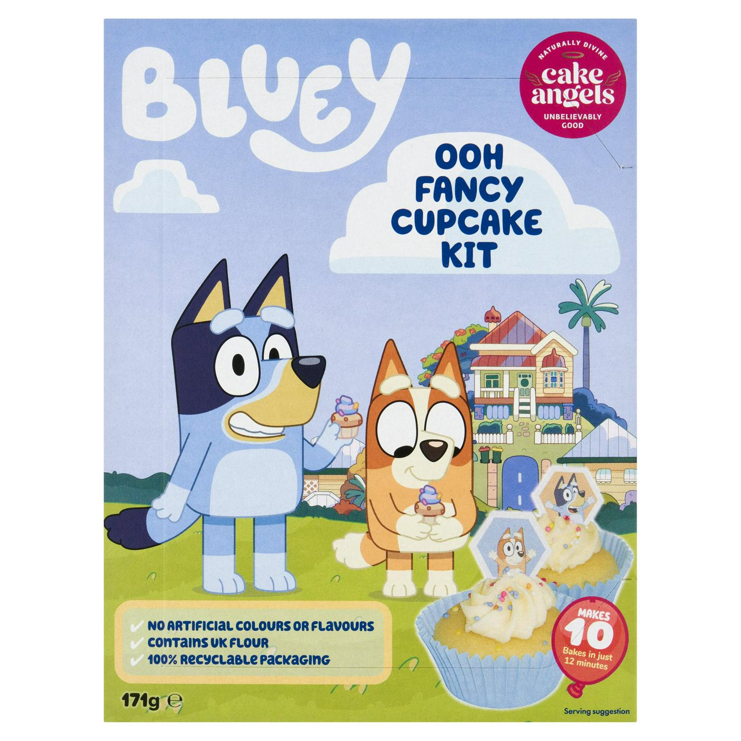 Cake Angels Cupcake Kit Bluey Ooh Fancy 171g - British product