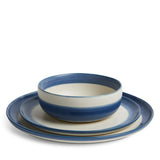 Habitat 12pc blue stoneware dinner set, UK version