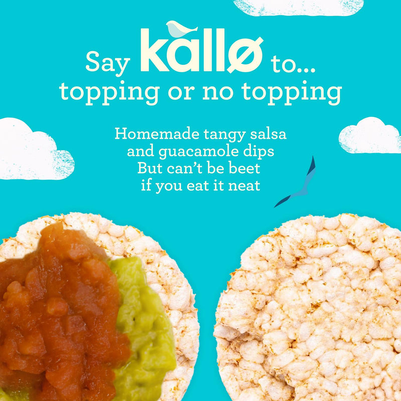 Kallo Lentil & Pea Veggie Cakes Sea Salt & Cider Vinegar 122g, UK version