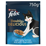 Felix salmon and vegetables dry cat food 750g - British product