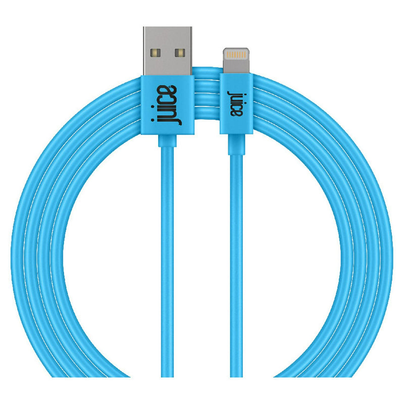 Juice Lightning Charge Cable Round Aqua 2m , UK version