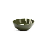 Habitat stoneware floral cereal bowl green 580ml, UK version