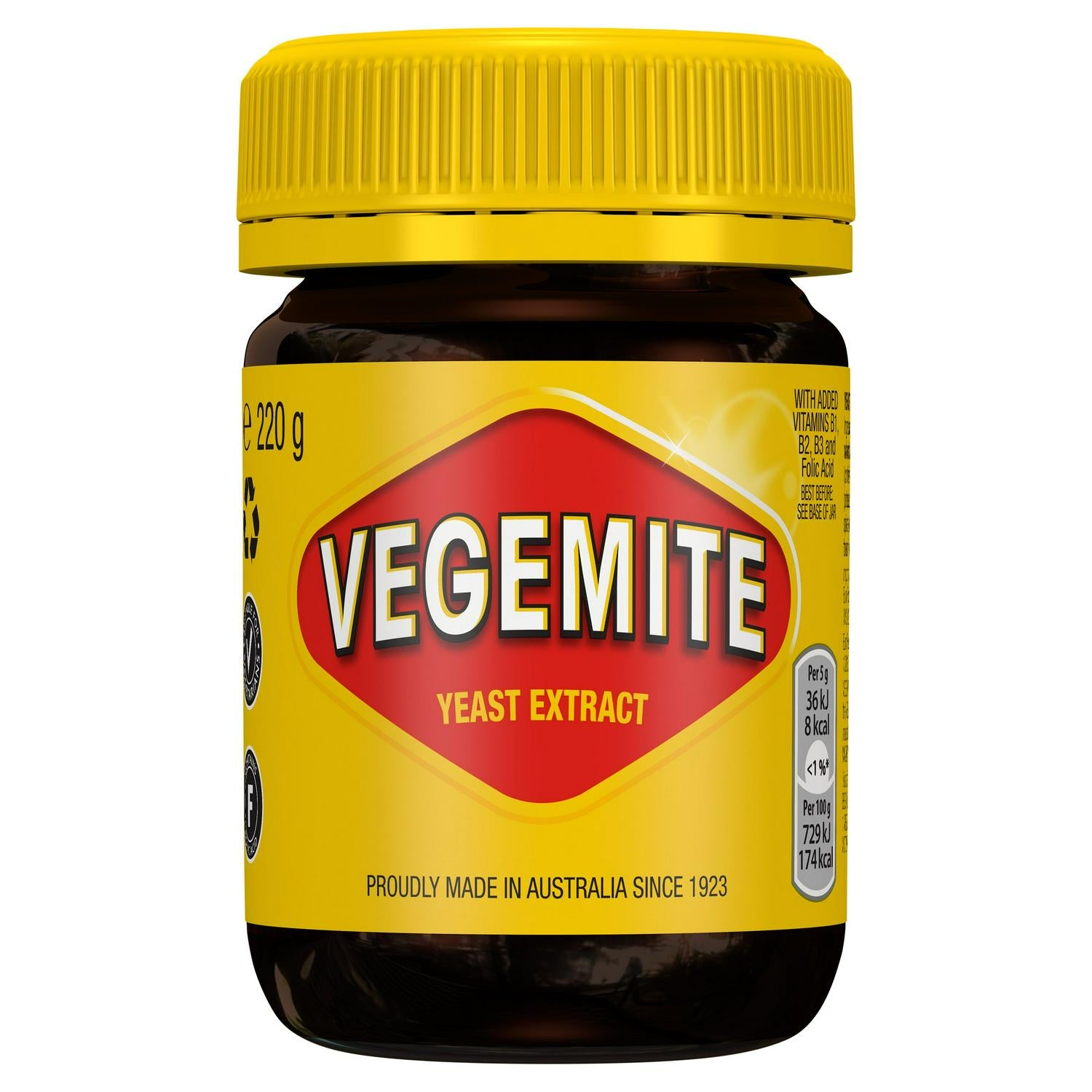 Vegemite yeast extract spread 220g (British brand)