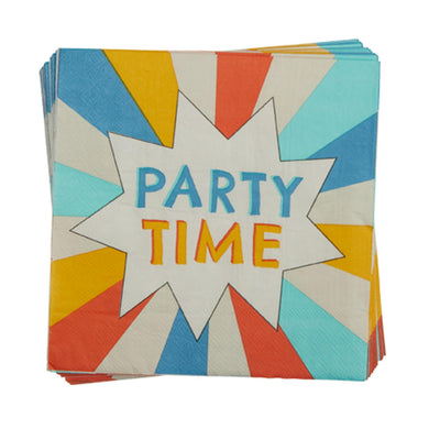 Superhero-Themed Paper Napkins 20-Pack