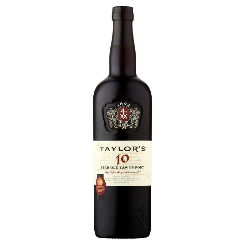 Taylor's 10 Year Old Tawny Port 75cl, imported from the UK