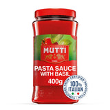 Mutti Tomato Pasta Sauce with Basil 400g
