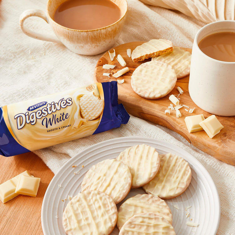 McVitie's white chocolate digestive biscuits 232g, imported from the UK