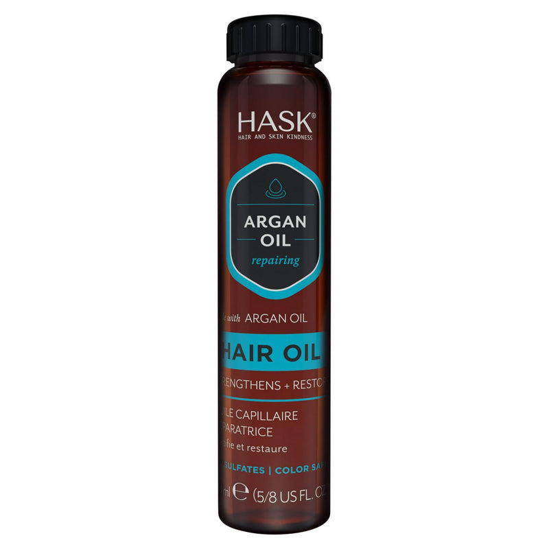 Hask Argan Oil of Morocco repairing hair treatment 18ml bottle, UK version