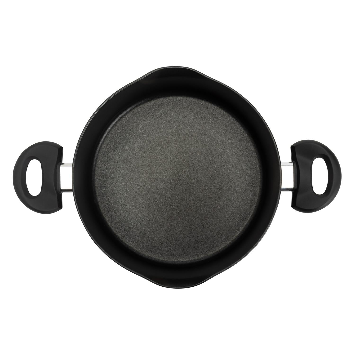 Habitat aluminium stockpot black 24cm, UK version