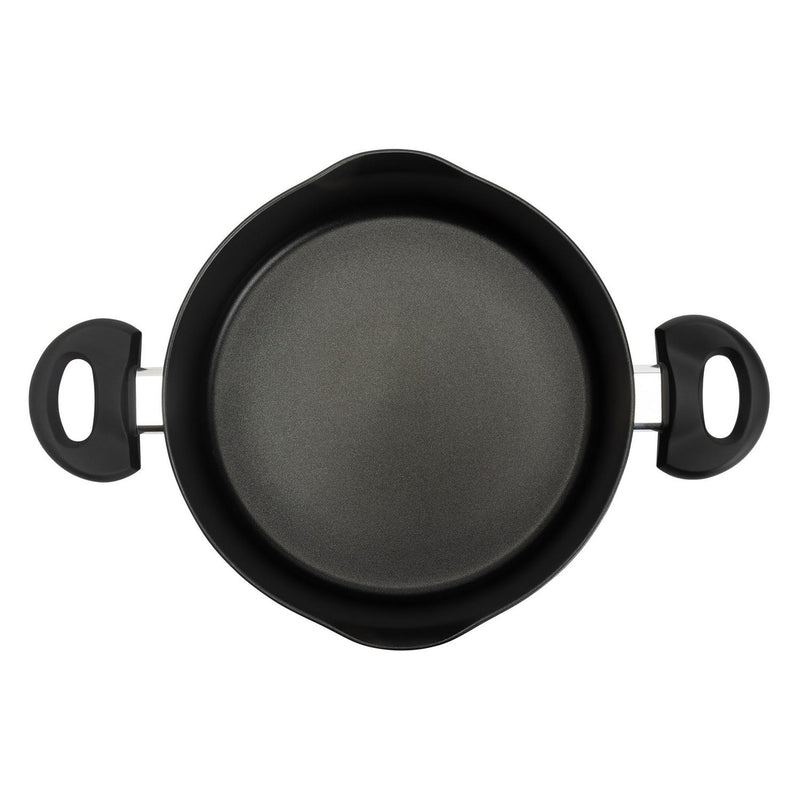 Habitat aluminium stockpot black 24cm, UK version