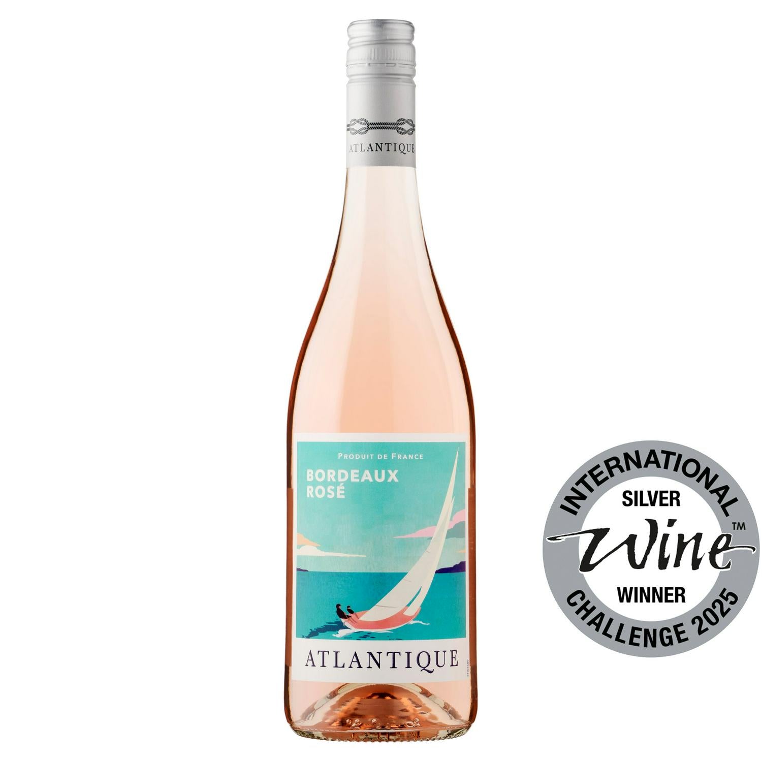 Atlantique Bordeaux Rose Wine 75cl - British product