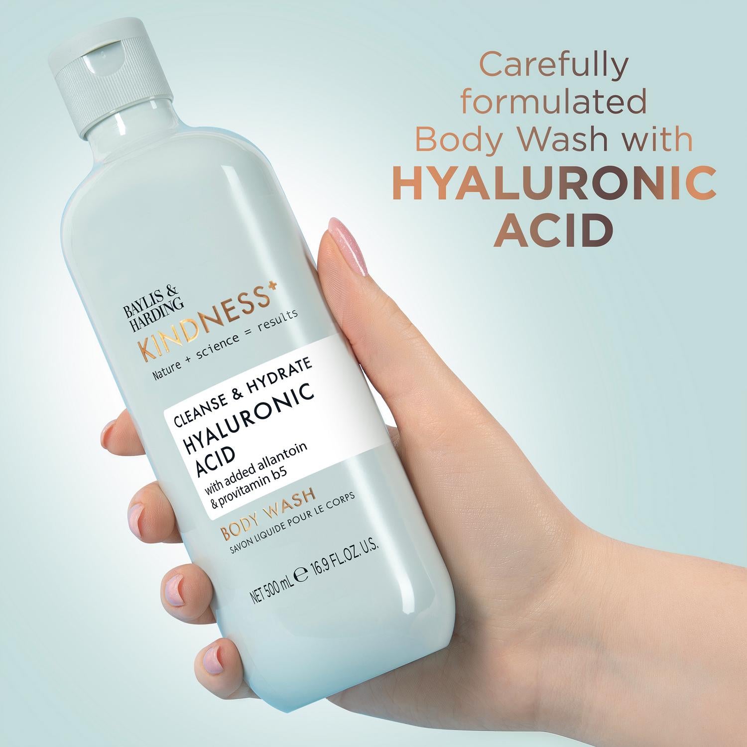 Hyaluronic Acid Body Wash with Allantoin and Provitamin B5 500ml