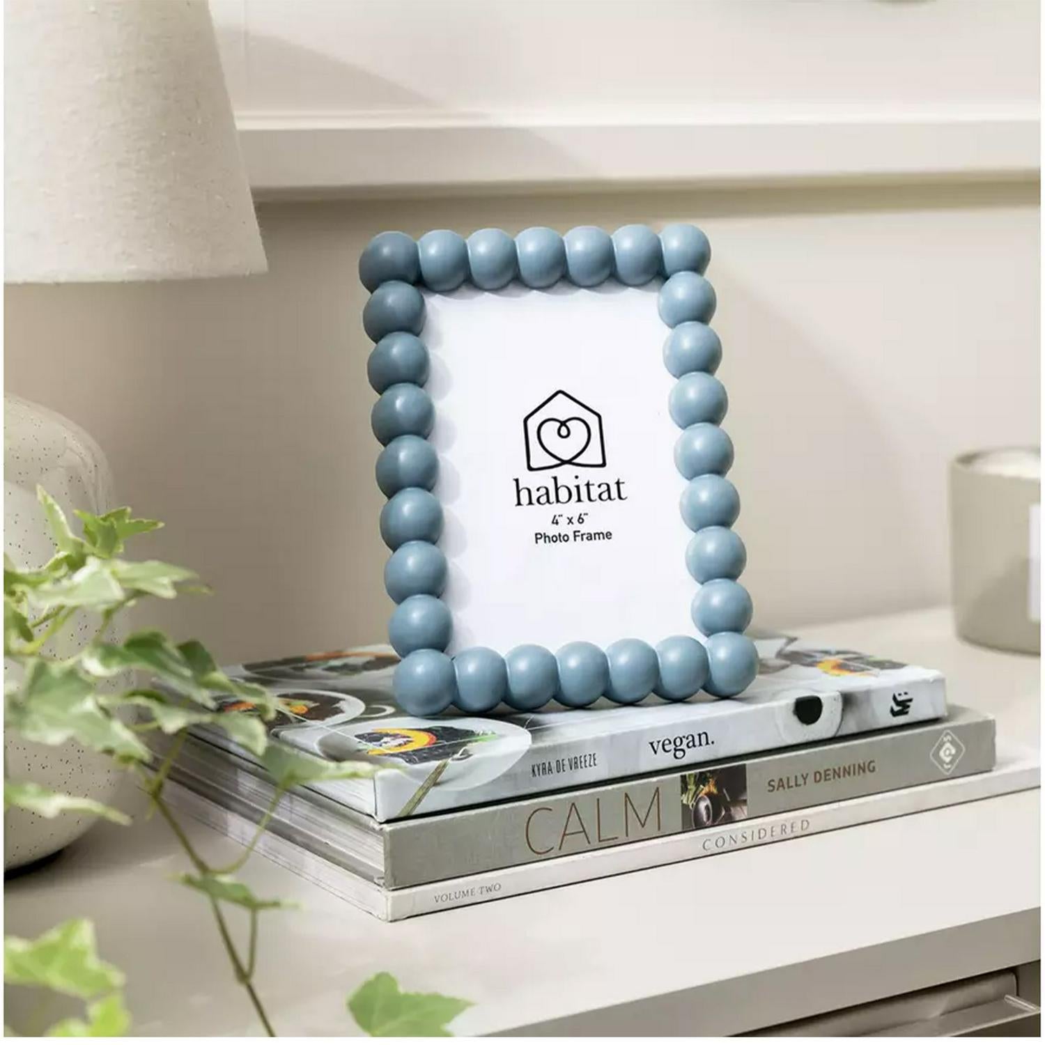 Habitat Bobble Frame Blue 4x6 inch, UK version