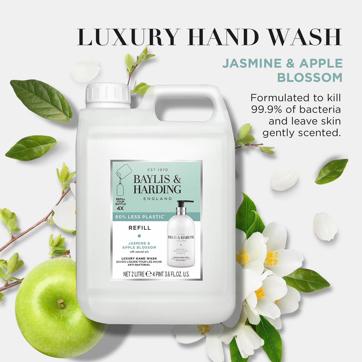 Baylis & Harding antibacterial hand wash refill 2L - British product