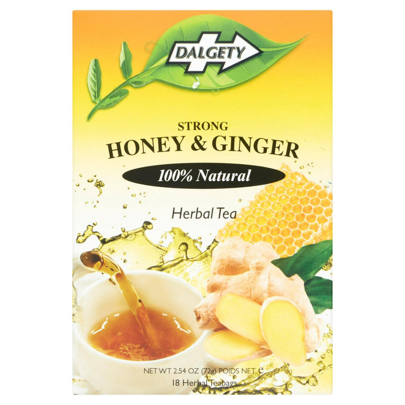 Dalgety honey ginger herbal tea 72g - British product
