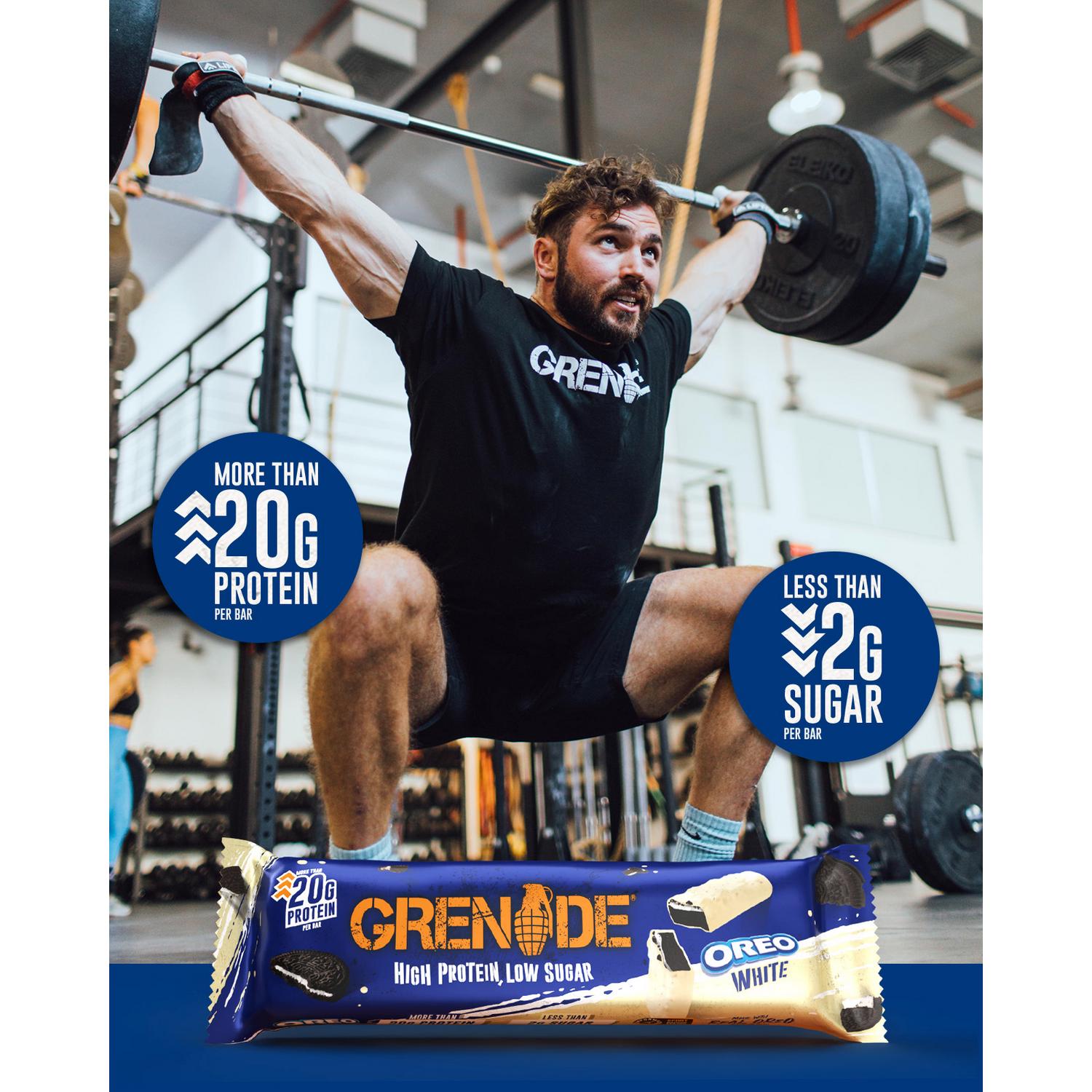 Grenade Oreo White protein bar 4 pack 4x60g, UK version