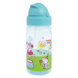 Official Peppa Pig water bottle 400ml with straw, imported from the UK
