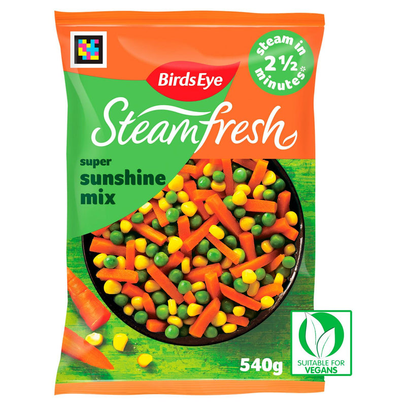 Birds Eye Steamfresh Mix Mixed Vegetables x4 540g - British product
