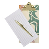 Habitat floral to do list clipboard and pad, UK version