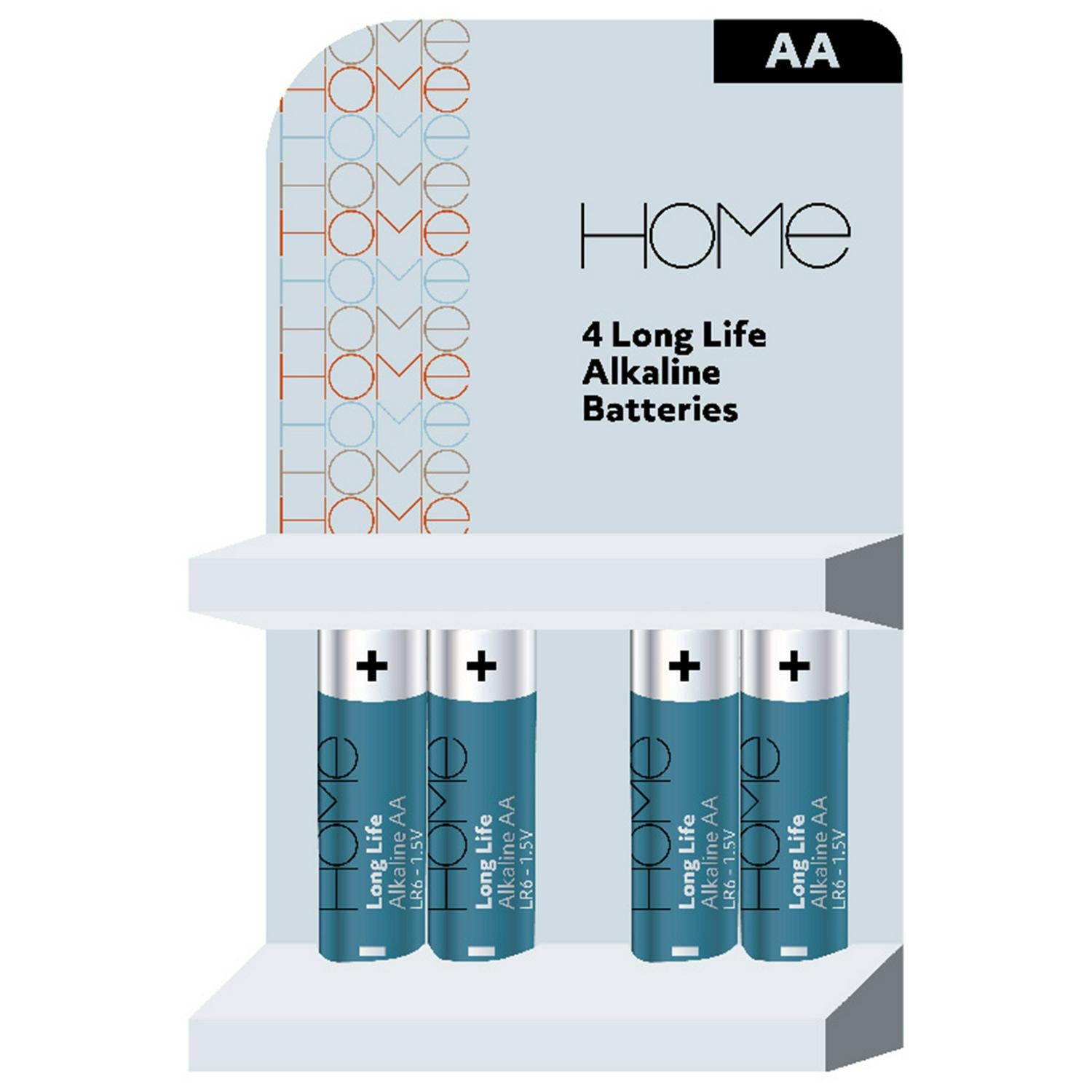 Sainsbury's AA Extra Long Life Batteries 4 Pack (British brand)