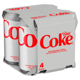 Coca-Cola Diet Coke Sugar Free Cola 4 x 330ml - British product