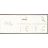 Sainsbury's elephant birthday card 15.9 x 18.4cm (British brand)