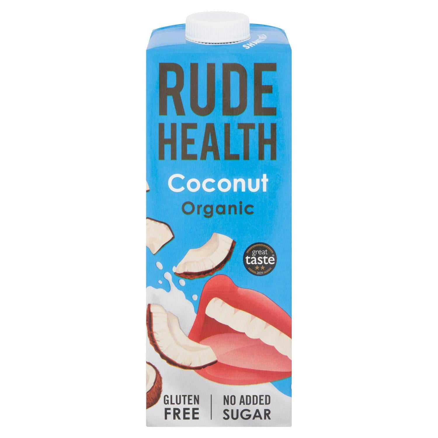 Rude Health coconut drink rice blend 1L, imported from the UK