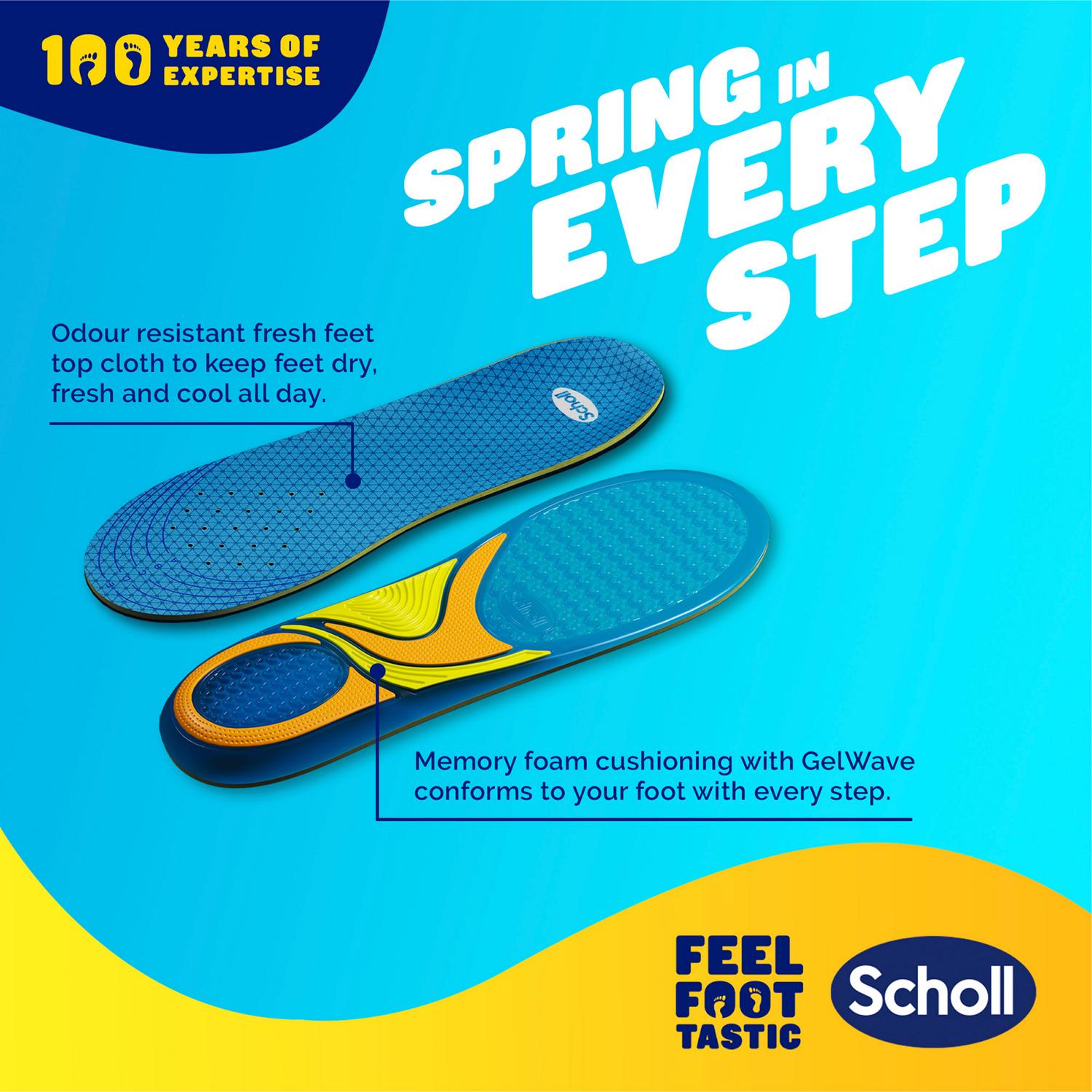 Scholl GelActiv Work Boot insoles Small (British brand)