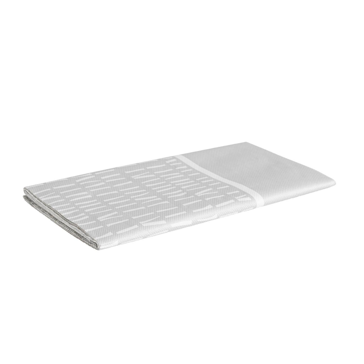 Sainsbury's Home Patterned Paper Tablecover - Grey - 120x180cm