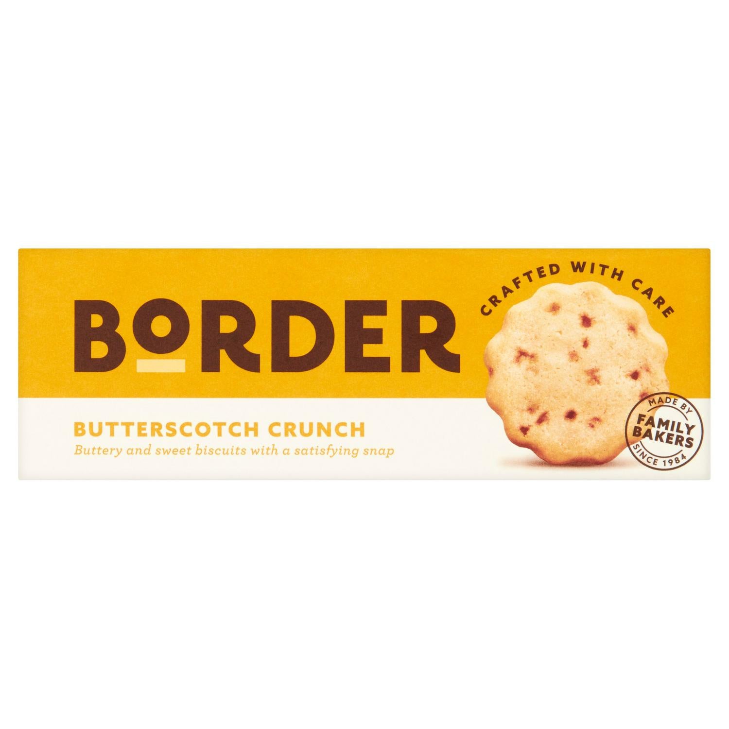 Border Butterscotch sweet biscuits 150g pack made in UK - British product