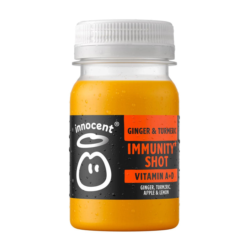 Innocent Immunity Ginger Turmeric Apple & Lemon Shot 80ml, UK version