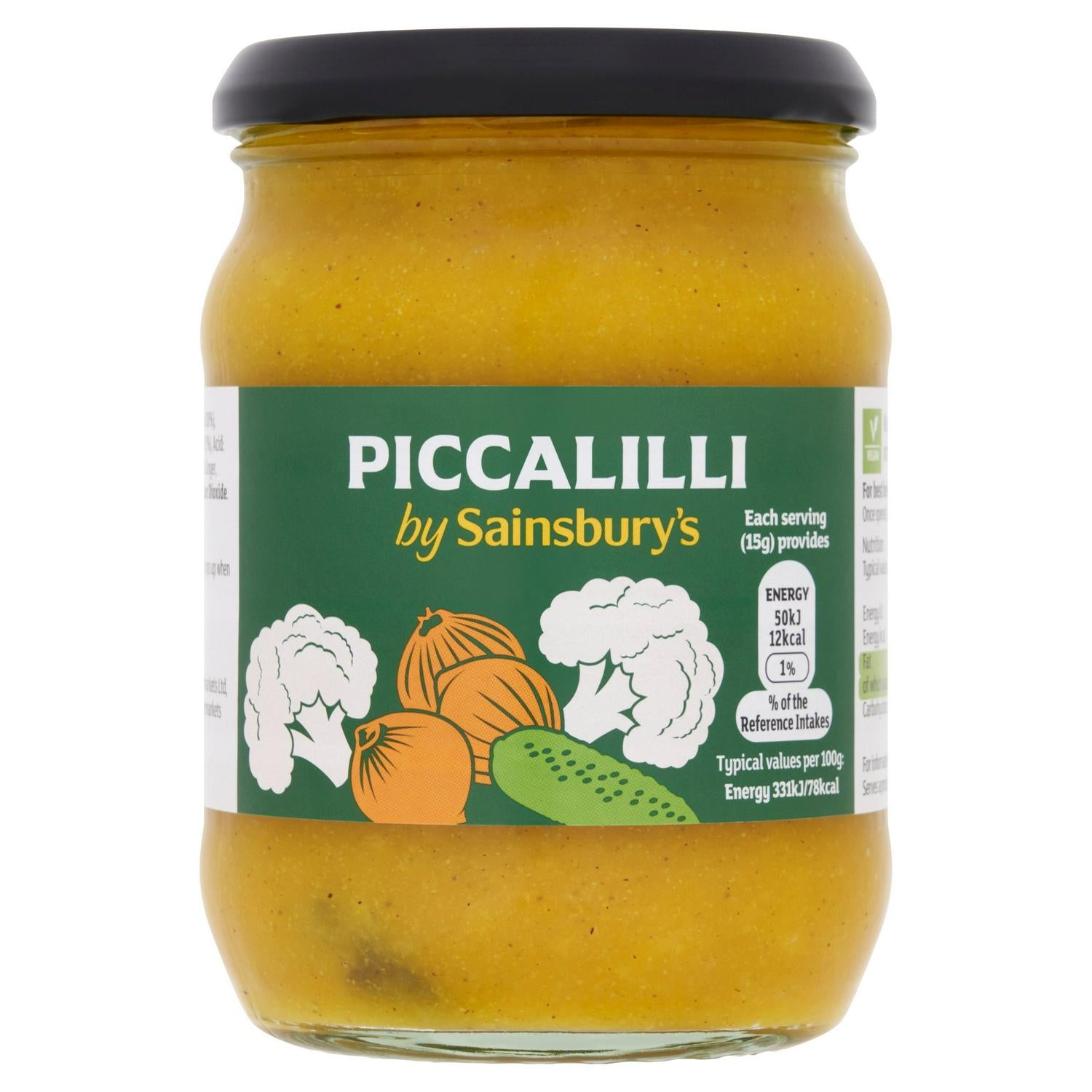 Sainsbury's Piccalilli Jar Mustard Cauliflower 350g (British brand)