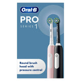 Oral-B Pro Series 1 Electric Toothbrush Pink & Black, imported from the UK