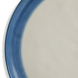Habitat Artisan Stripe dinner plate blue 28cm, UK version