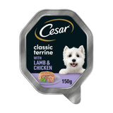 Cesar Lamb Chicken Dog Food Terrine Tray 150g - British product