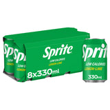 Sprite 8 pack lemon lime fizzy drink multipack (British brand)