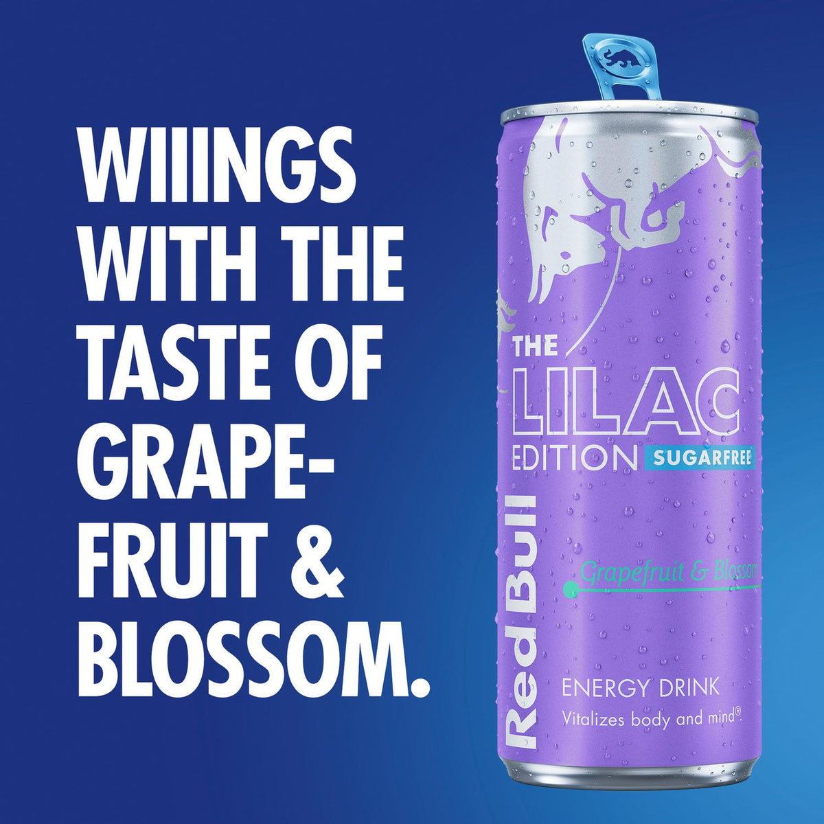 Sugar-Free Energy Drink with Grapefruit and Blossom Flavour 355ml