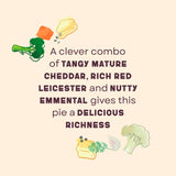 Higgidy Three Cheese Cauliflower Broccoli Pie 200g, UK version