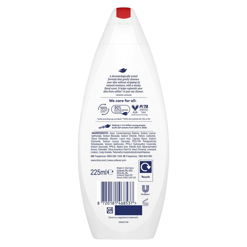 Gentle Moisturising Body Wash 225ml with Plant-Based Formula