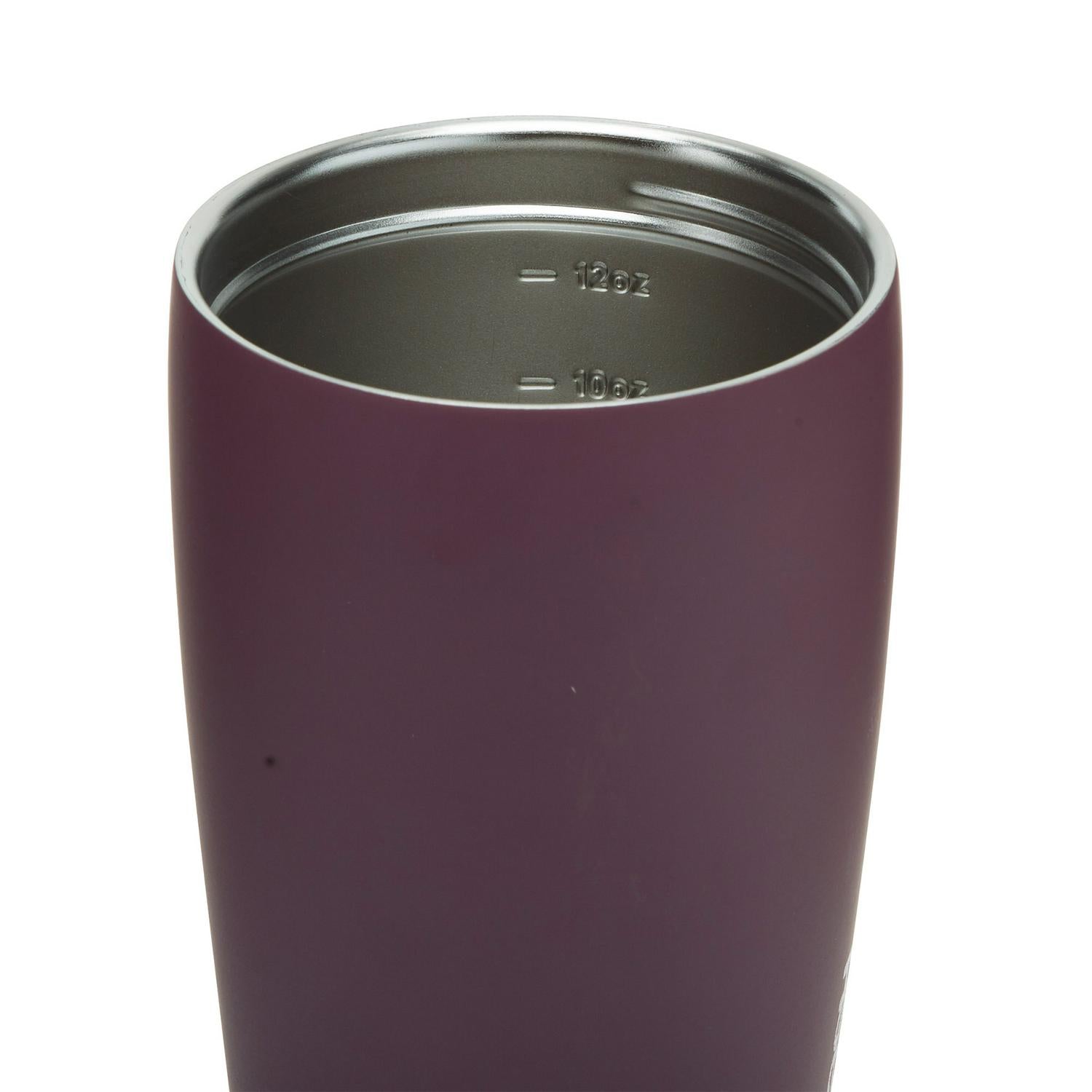 Smash Burgundy Travel Mug Stainless Steel Construction (British brand)
