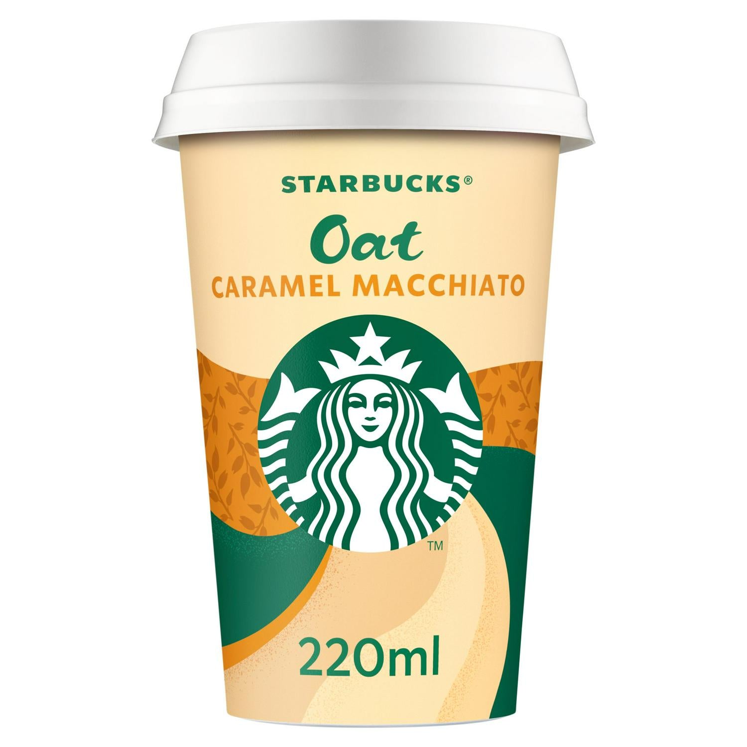 Starbucks oat caramel macchiato iced coffee 220ml (British brand)
