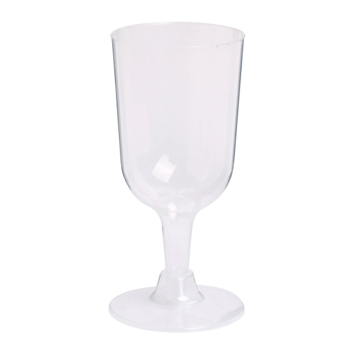 Sainsbury's Home reusable clear plastic wine glasses pack of 10 170ml (British brand)