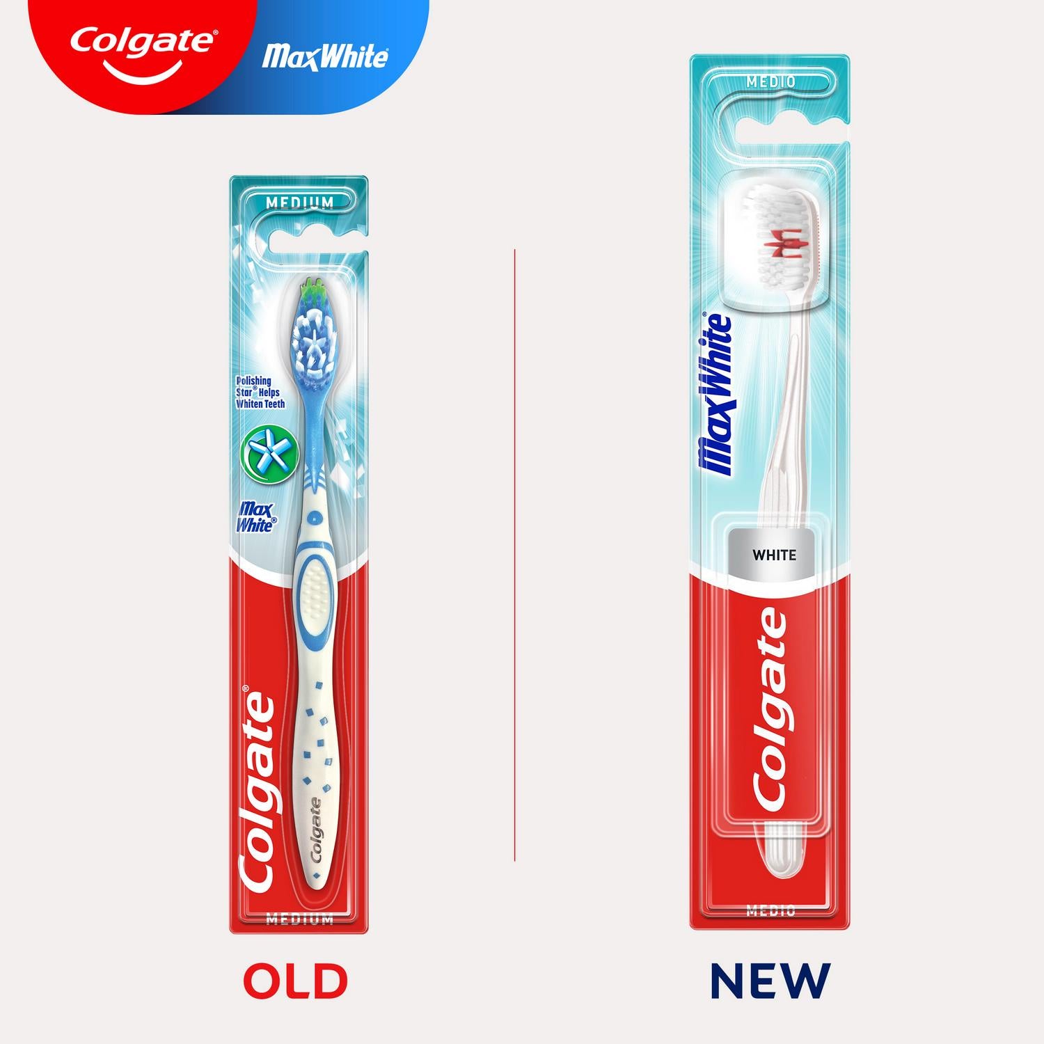 Colgate Max White Medium Toothbrush x3 - British product