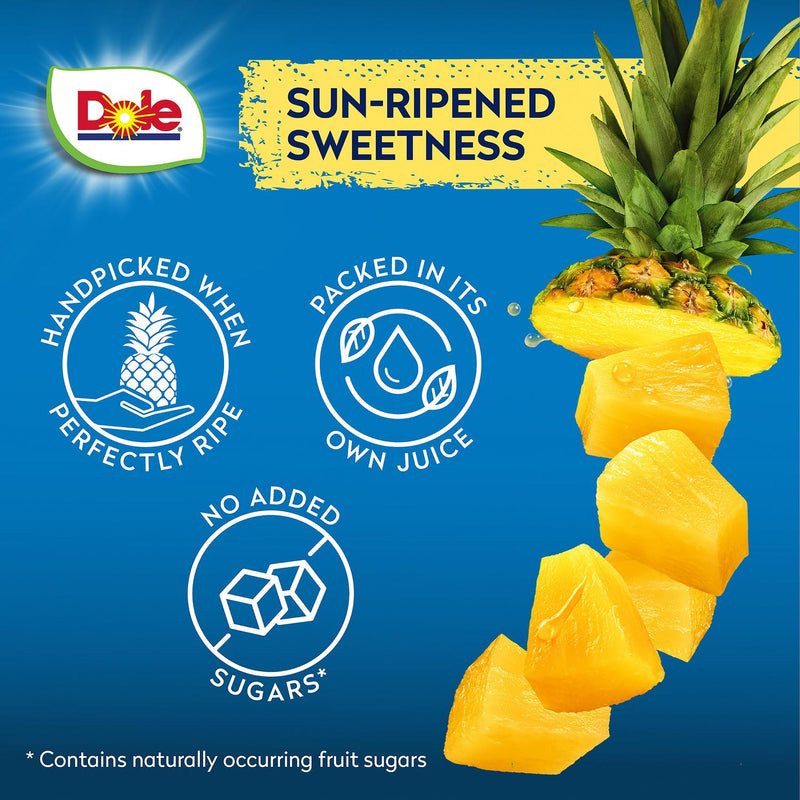 Dole pineapple chunks in pineapple juice 432g - British product