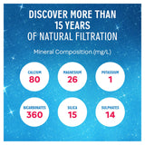 Evian Sparkling Natural Bottled Mineral Water 1L