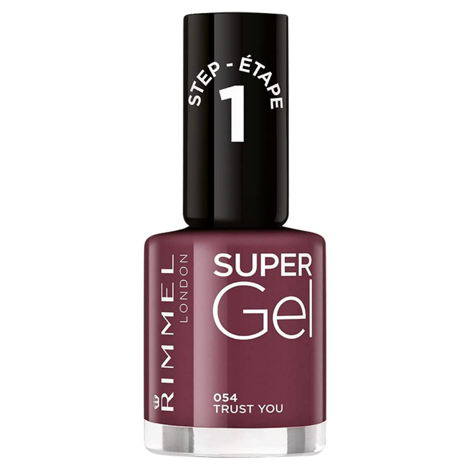 Rimmel London Super Gel Nail Polish Trust You 054 12ml (British brand)