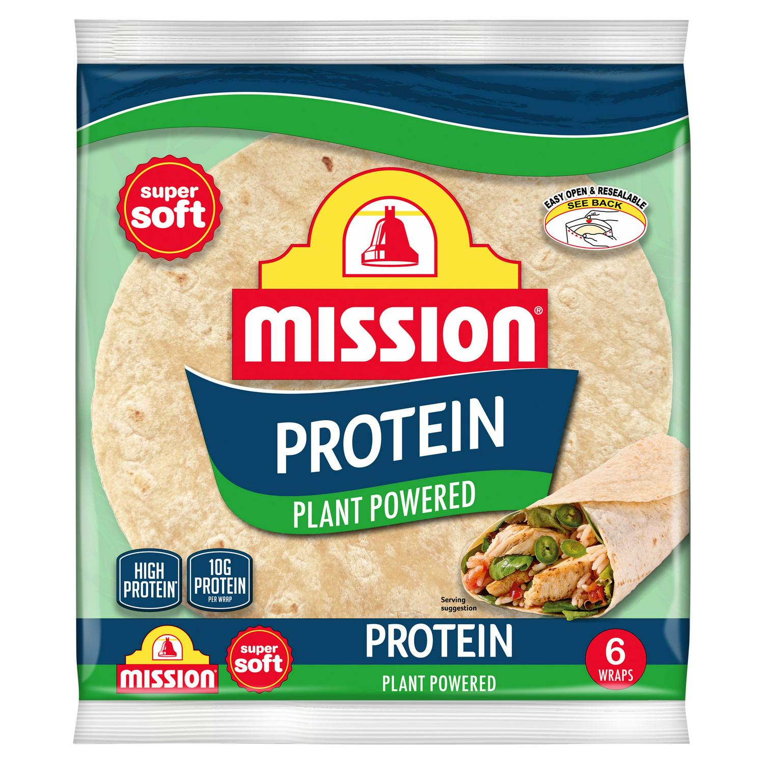 Mission Protein Wraps x6 367g