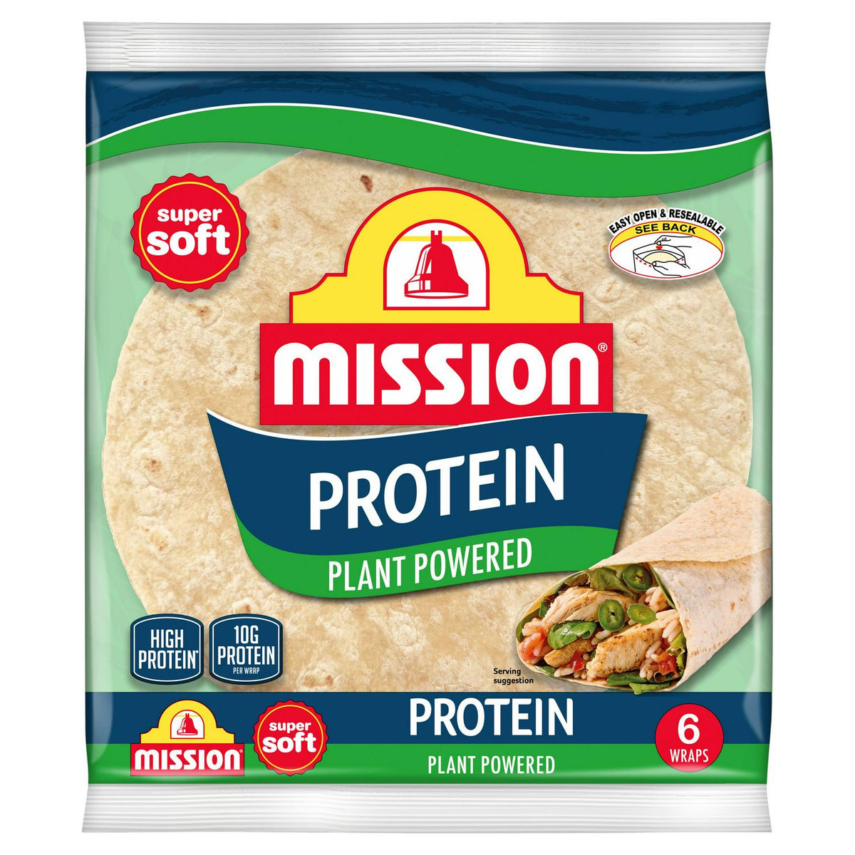 Mission Protein Wraps x6 367g